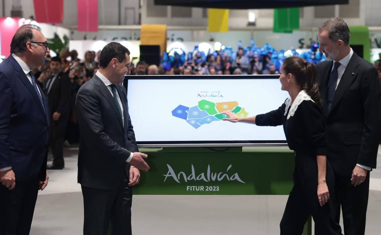 Los Reyes, en el stand de Andalucía.