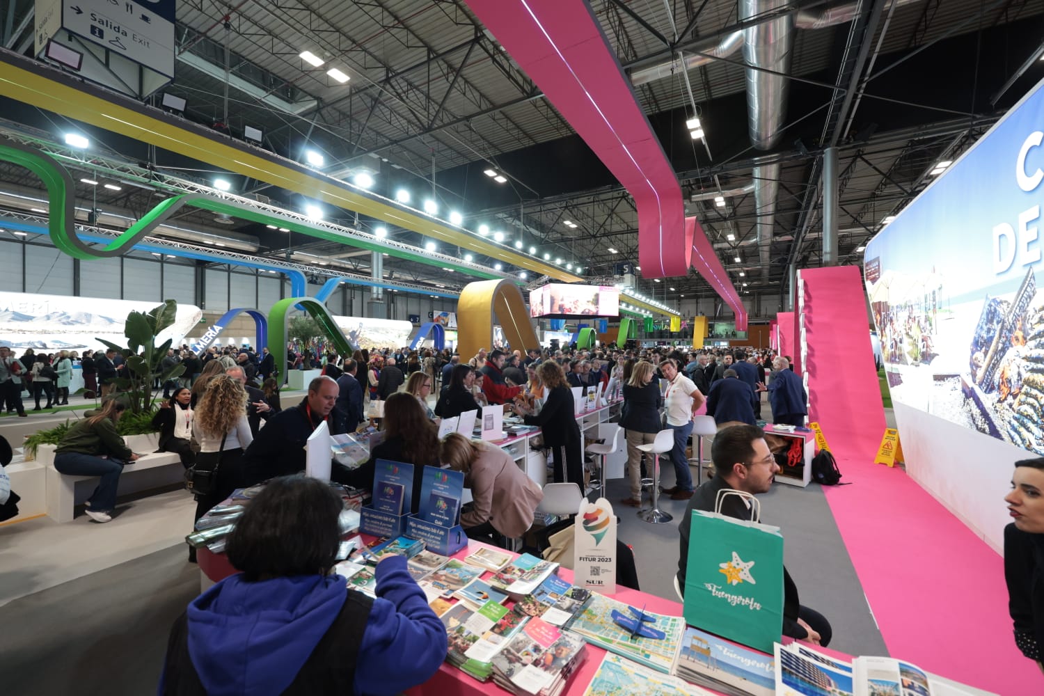 La Feria Internacional de Turismo (Fitur) se celebra en IFEMA con máxima expectación en Andalucía. 