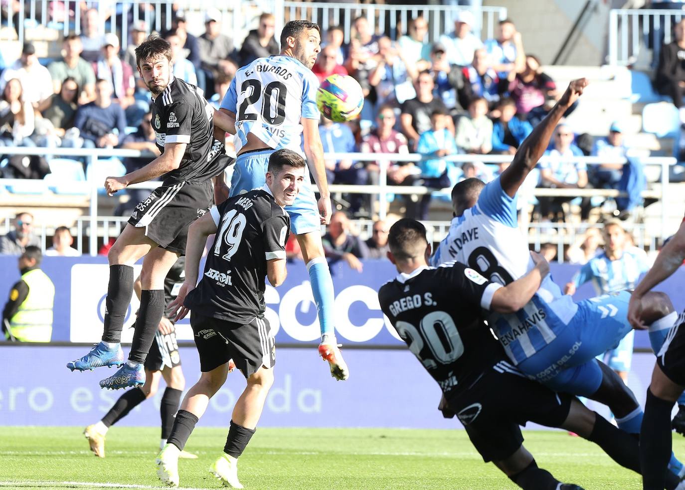 Las mejores imágenes del Málaga- Burgos