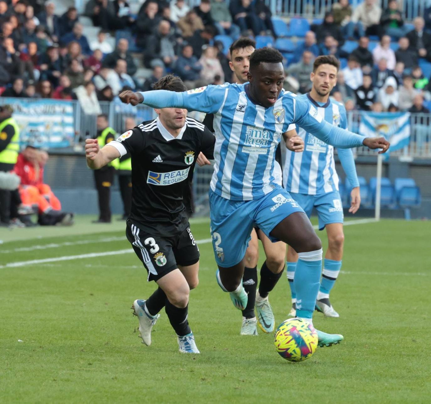 Las mejores imágenes del Málaga- Burgos