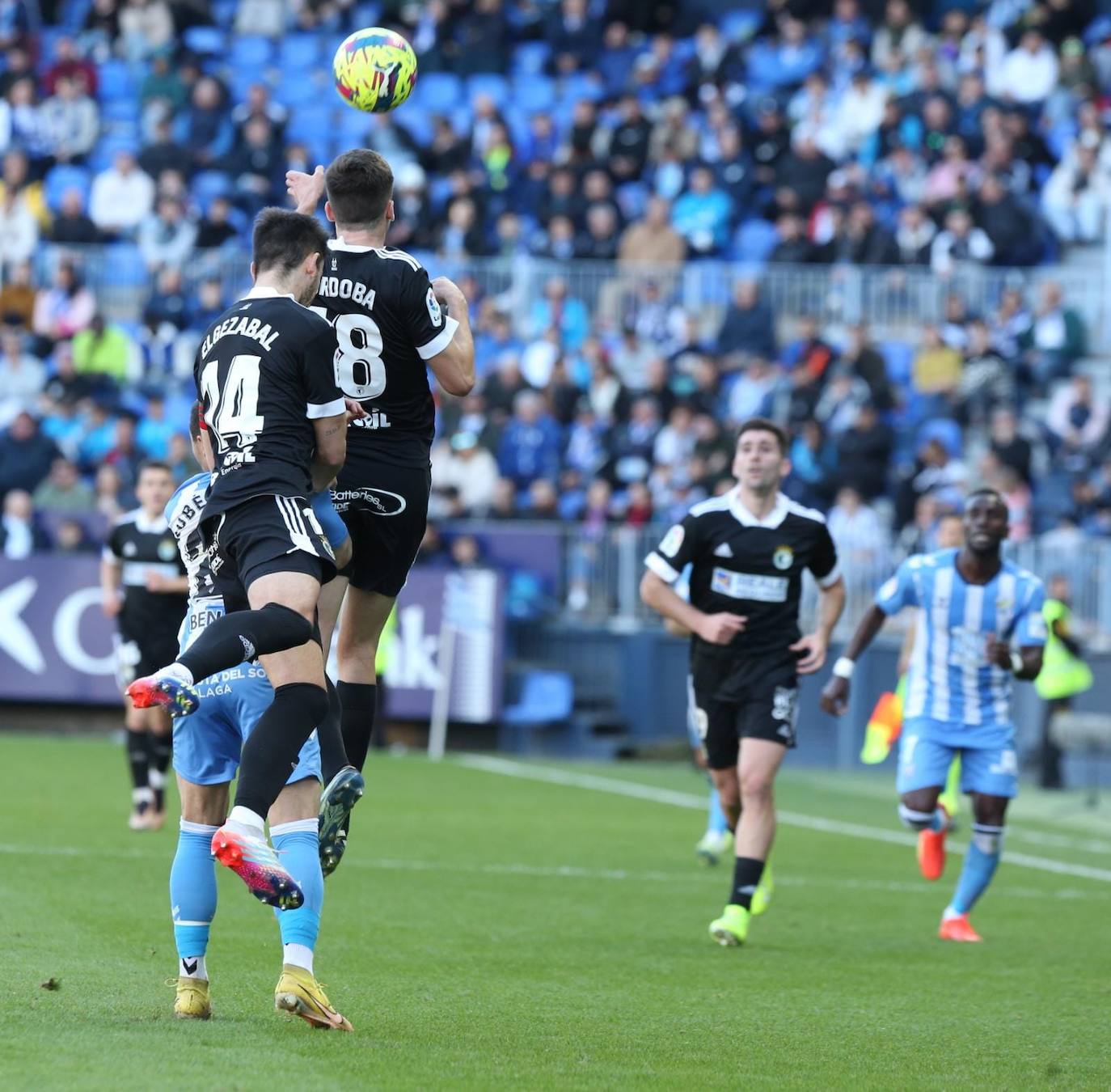 Las mejores imágenes del Málaga- Burgos