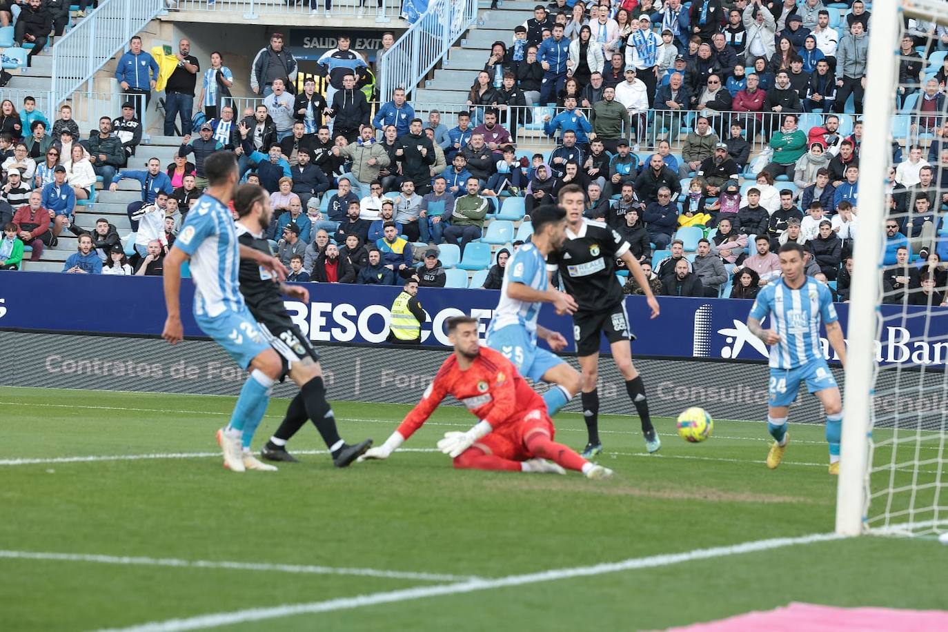 Las mejores imágenes del Málaga- Burgos