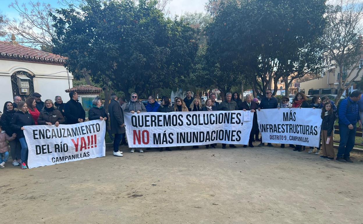 Las principales obras para evitar inundaciones en Campanillas, pendientes tres años después de la riada