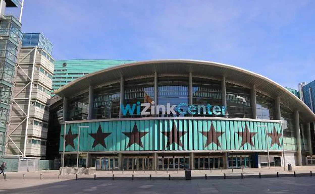 Fachada del WiZink Center, el Palacio de Deportes de la Comunidad de Madrid. 