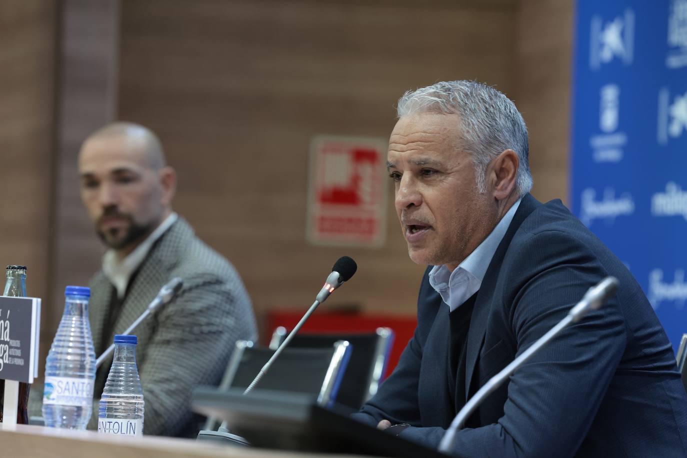 Fotos: La presentación de Pellicer como entrenador del Málaga, en imágenes