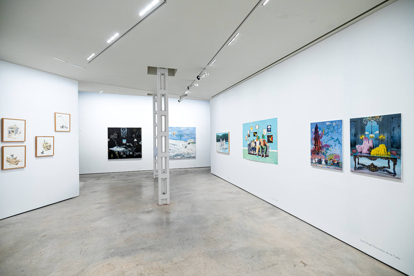 La galería revisa la generación de Alvarado, Ybarra, Lumbreras o Sanguino, que integró la revolución de la pintura figurativa de los 80