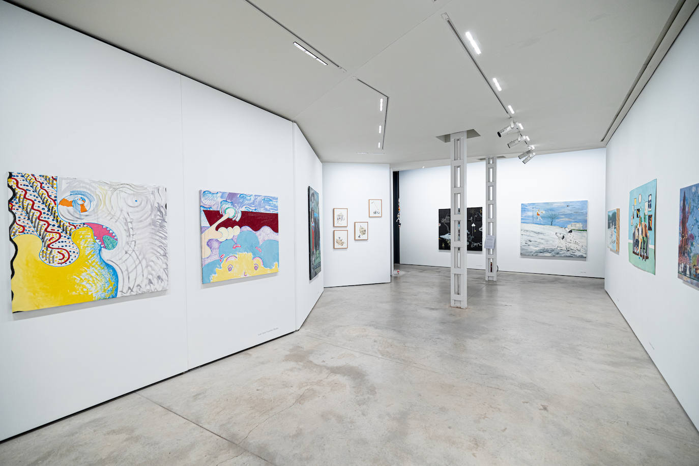 La galería revisa la generación de Alvarado, Ybarra, Lumbreras o Sanguino, que integró la revolución de la pintura figurativa de los 80