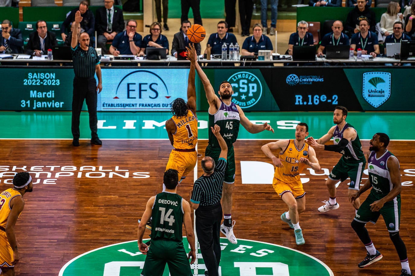 Victoria del Unicaja en la cancha del Limoges (67-84). 