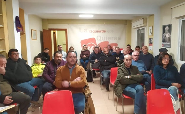 Imagen de la asamblea de IU celebrado este pasado viernes en Torrox. 