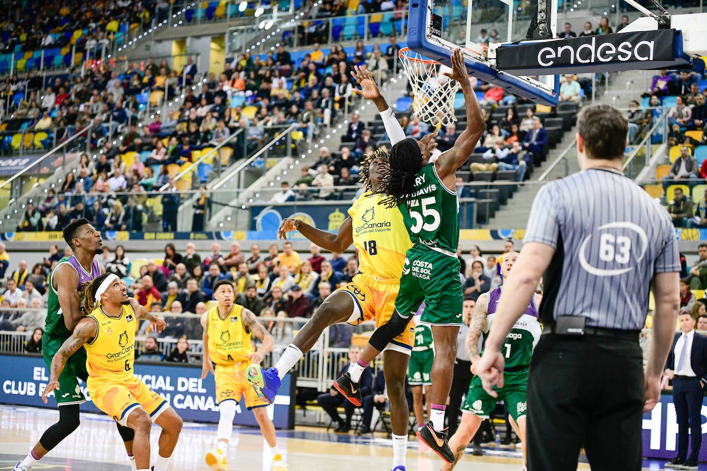 Derrota del Unicaja ante el Gran Canaria (88-70). 