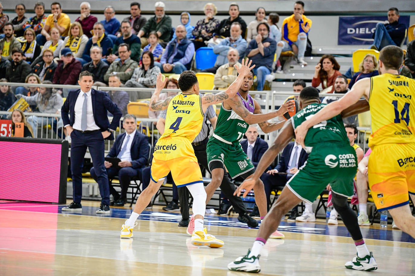 Derrota del Unicaja ante el Gran Canaria (88-70). 