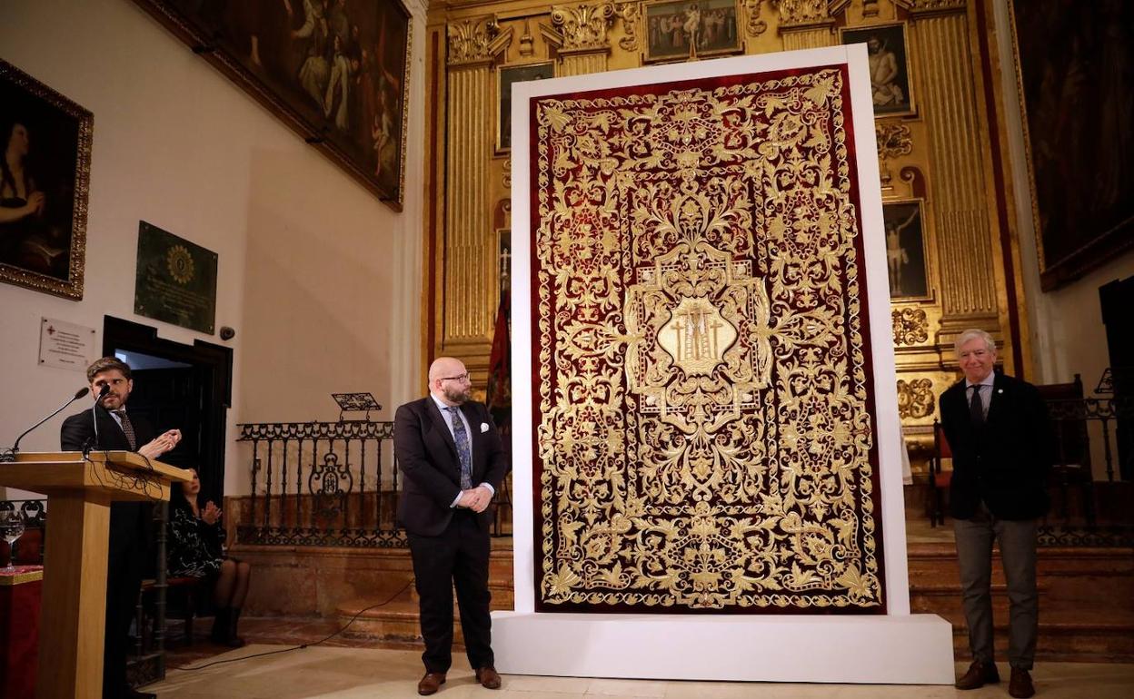 Presentación del techo de palio en la iglesia de San Julián. 