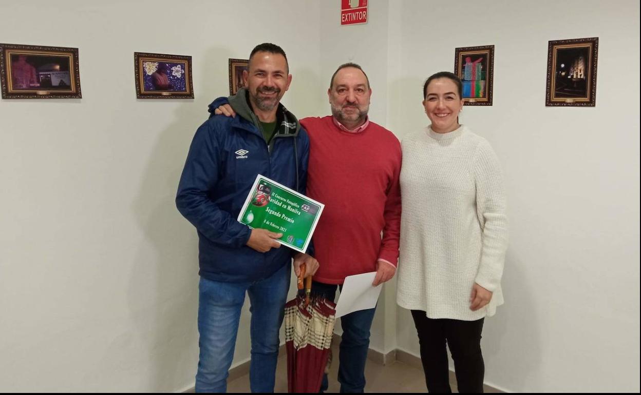 Un momento de la entrega. 