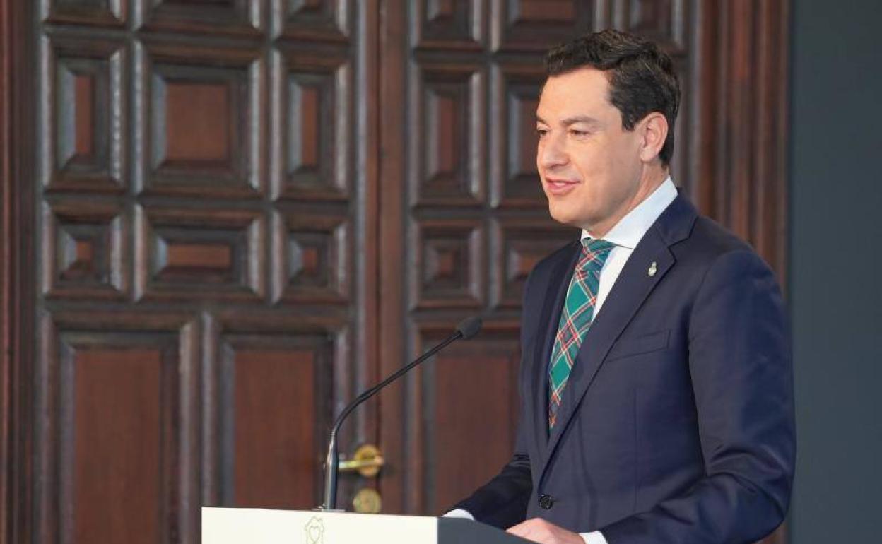 El presidente de la Junta, Juanma Moreno. 