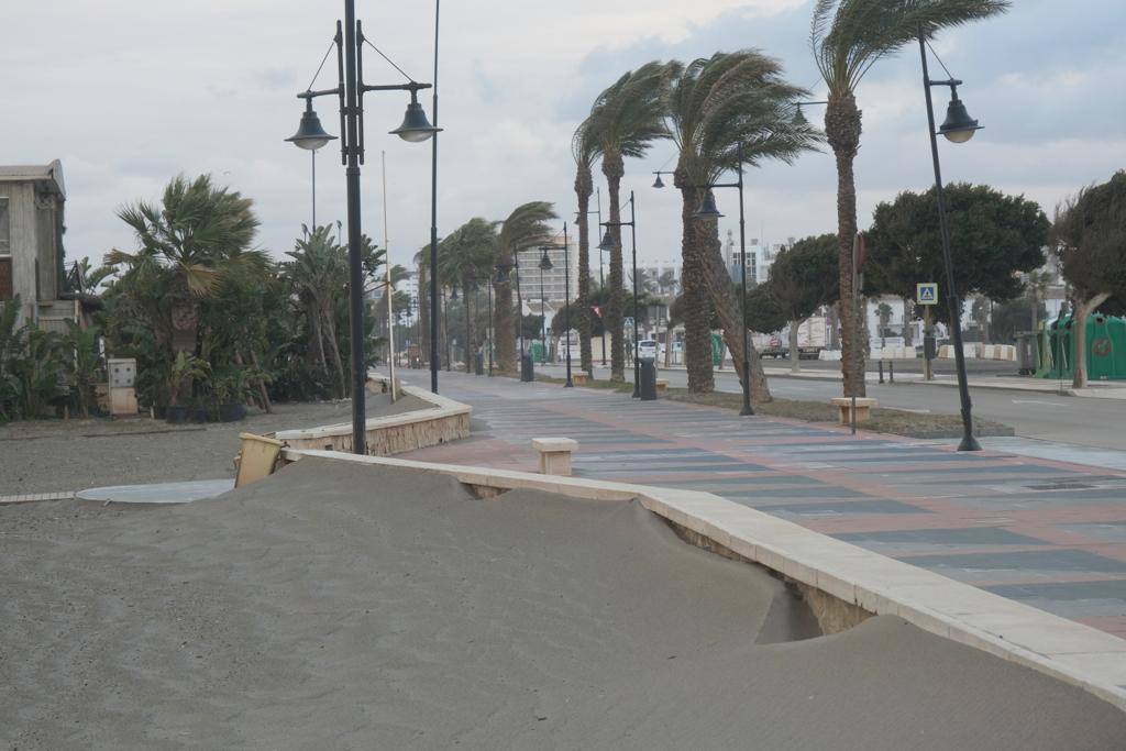 Paseo marítimo de Torremolinos, este sábado.