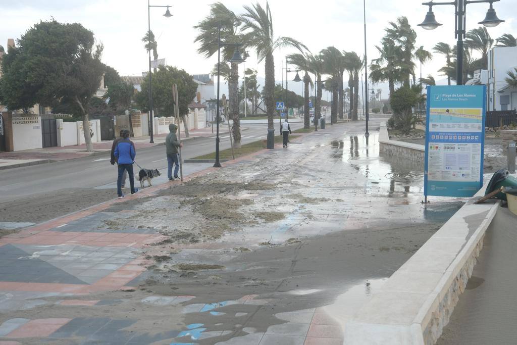 Paseo marítimo de Torremolinos, este sábado.