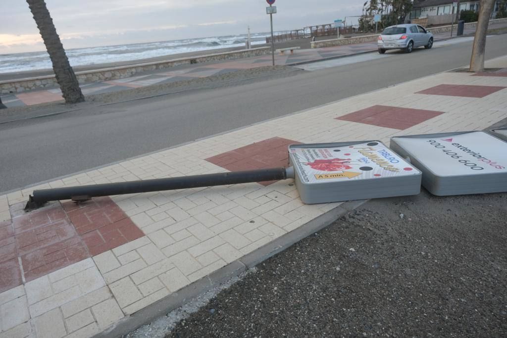 Paseo marítimo de Torremolinos, este sábado.