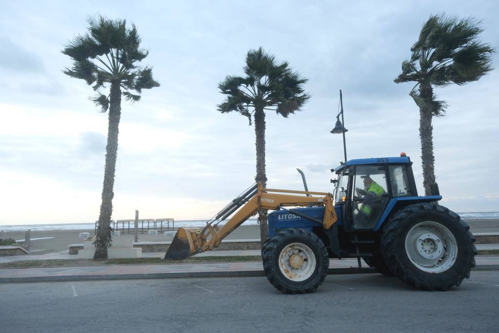 Paseo marítimo de Torremolinos, este sábado.