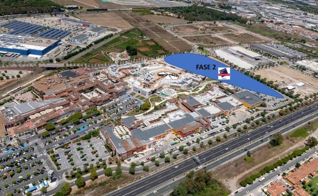 Plano de la segunda fase del outlet.