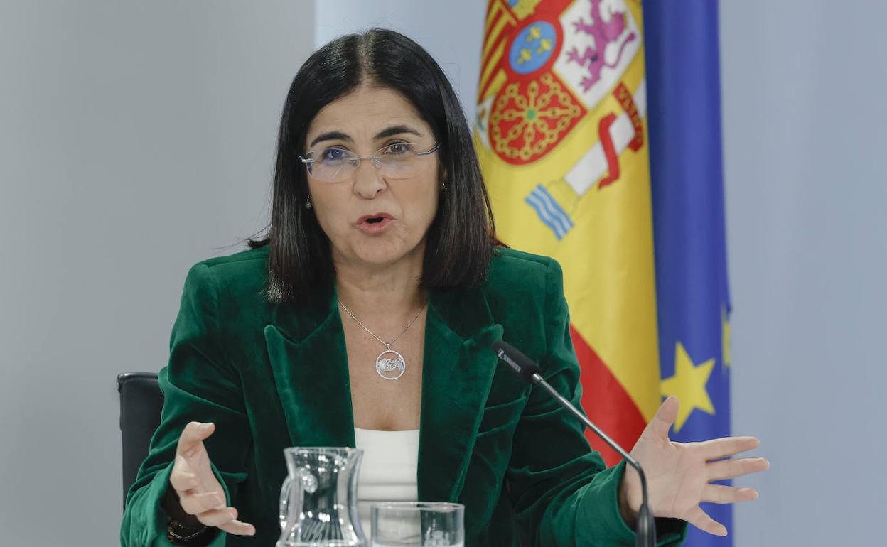 Carolina Darias, ministra de Sanidad. 