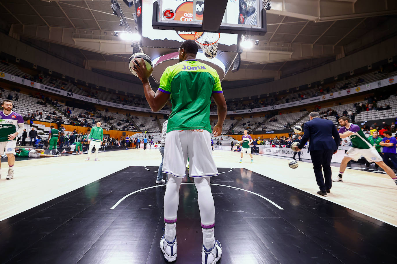 Las mejores fotografías del Barcelona-Unicaja de la Copa del Rey de Baloncesto 2023. 