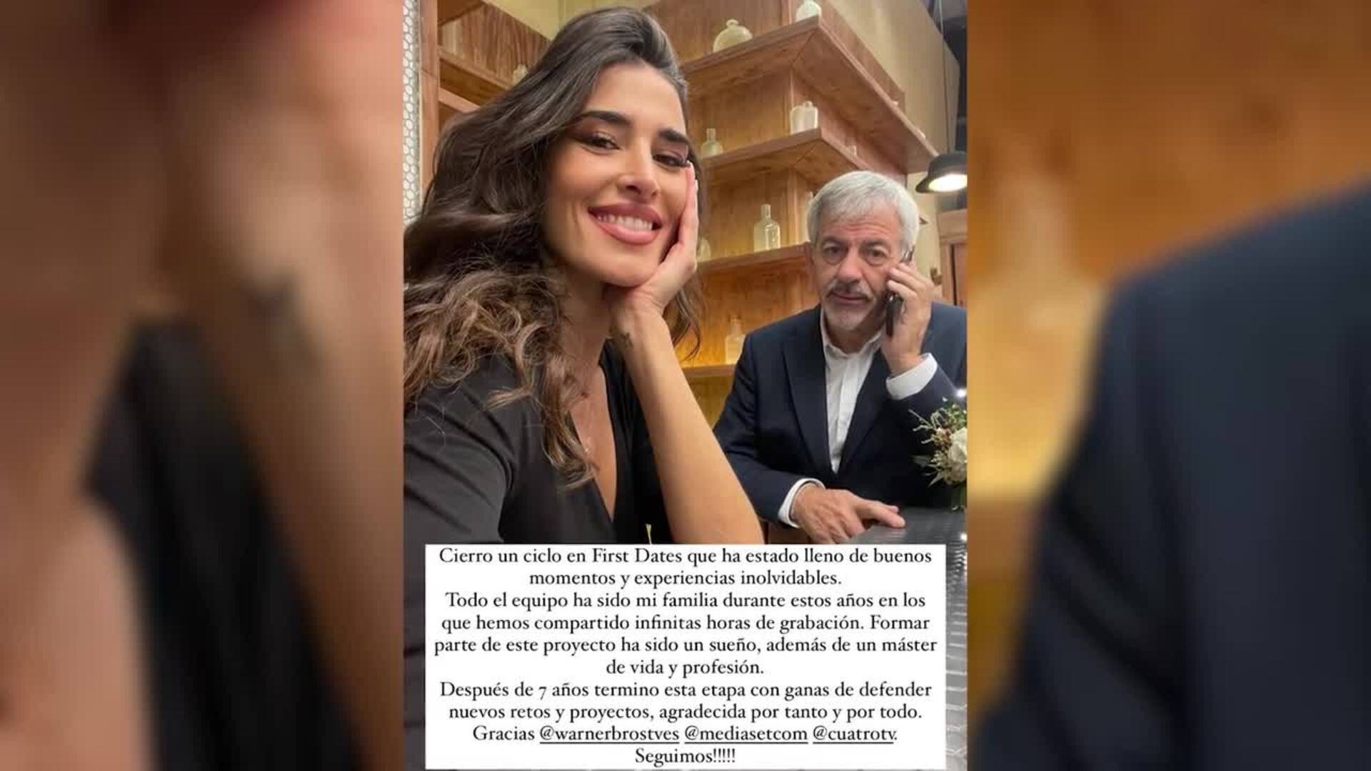 Lidia Torrent cierra su etapa en 'First Dates' con un emotivo mensaje