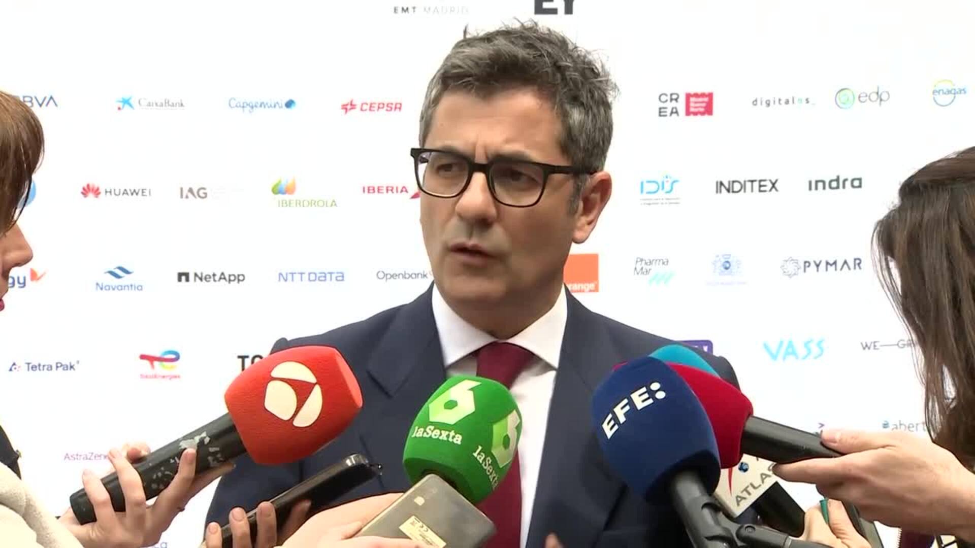 Bolaños responde a Belarra que la transparencia y criterios del CIS están "fuera de toda duda"