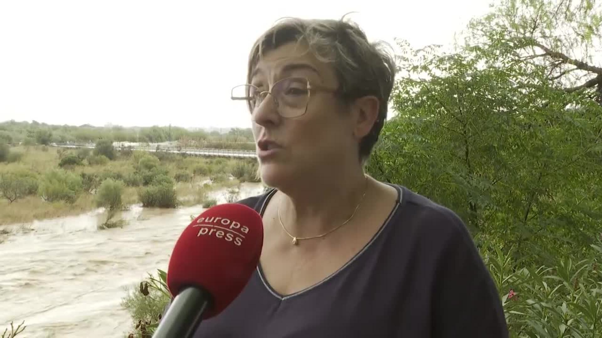 Calles y viales inundados en muchos municipios de Castellón