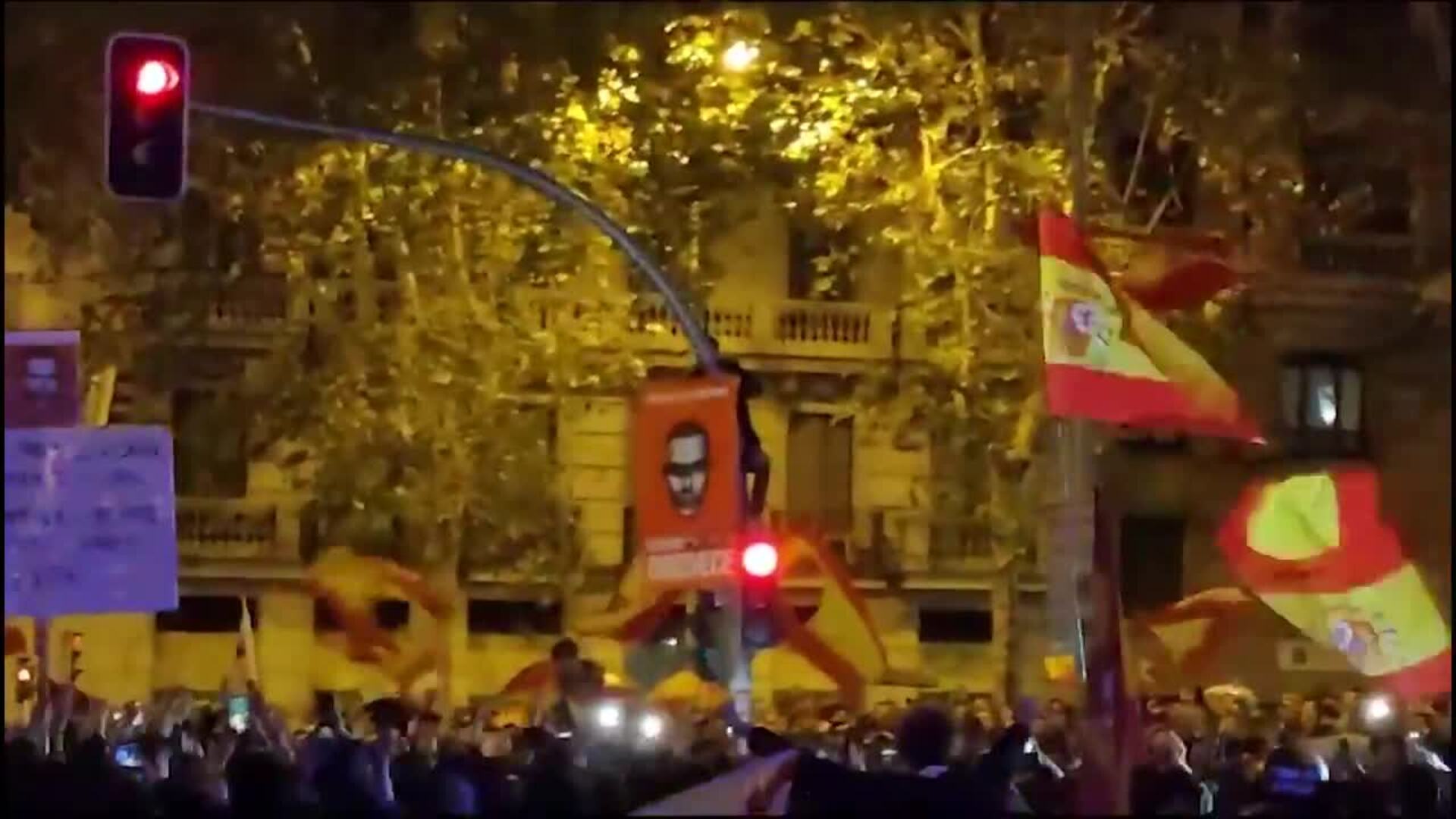 Las protestas contra las sedes del PSOE por la ley de amnistía continúan una semana después