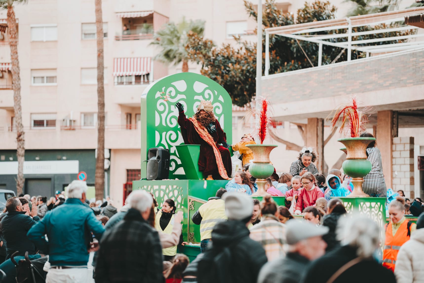 Cabalgata de Reyes en Torremolinos.