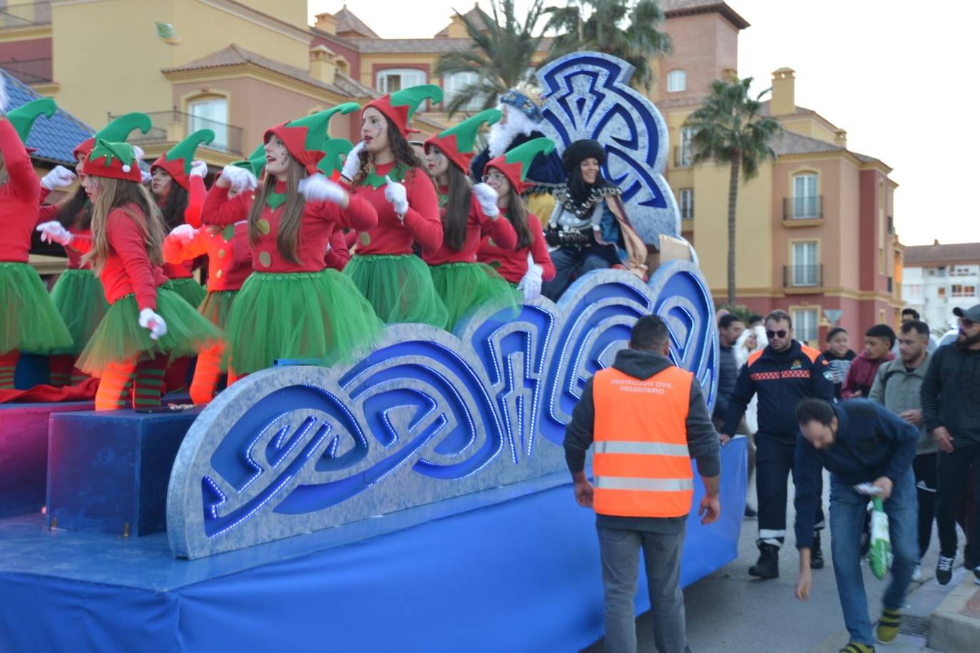 Melchor, Gaspar y Baltasar, a su paso por Torrox