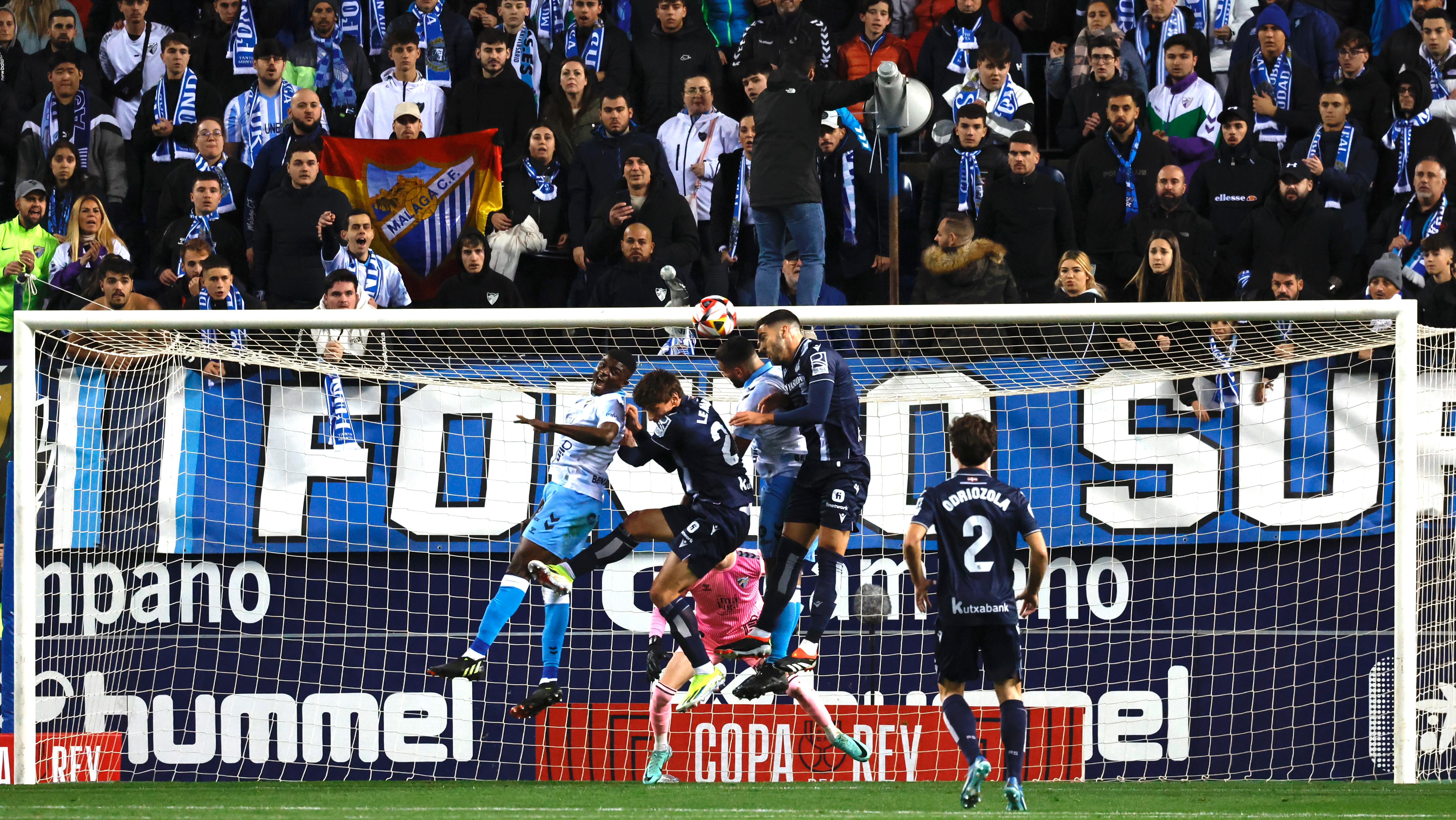 Las mejores imágenes del Málaga - Real Sociedad en La Rosaleda