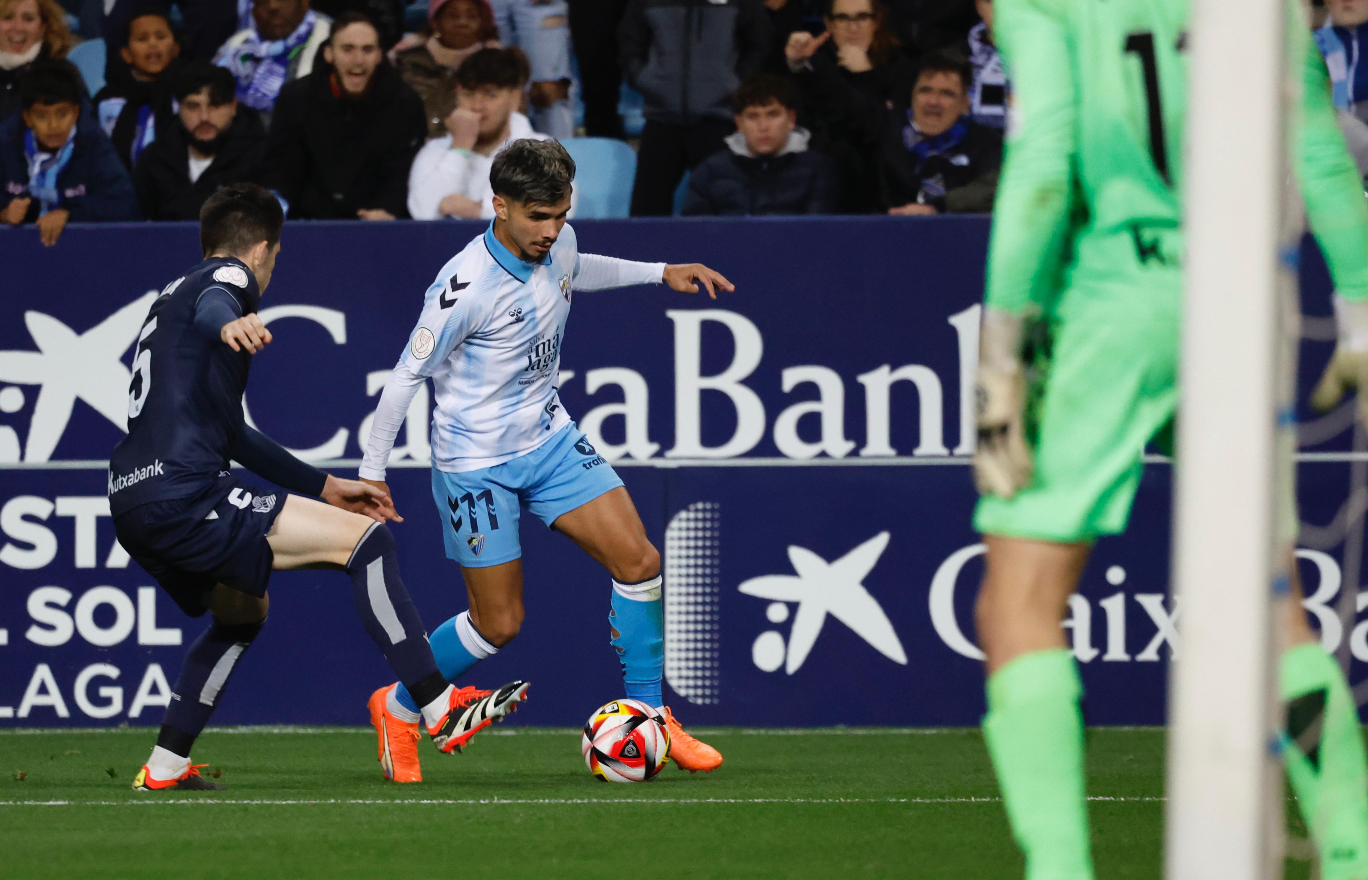 Las mejores imágenes del Málaga - Real Sociedad en La Rosaleda