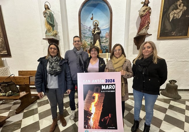 Acto de presentación de las actividades en la iglesia de Maro.