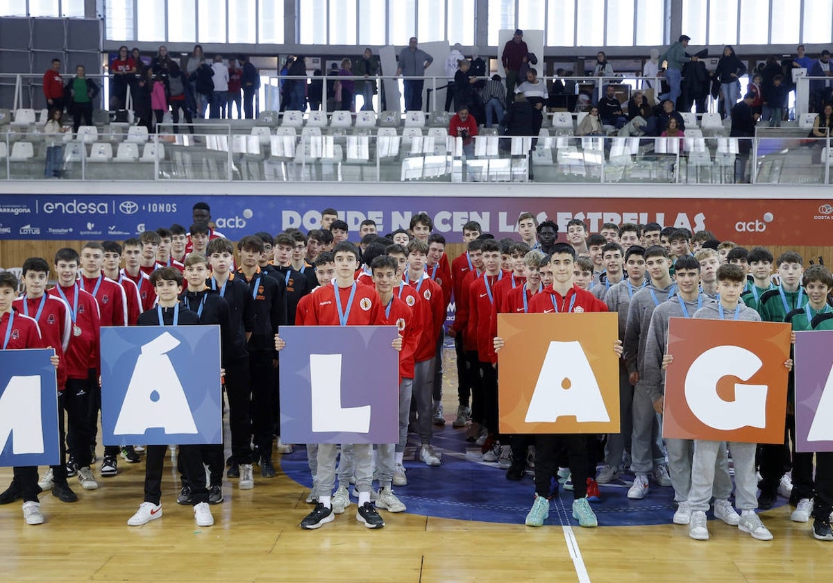 Algunos de los equipos clasificados para la Minicopa Endesa de este curso.