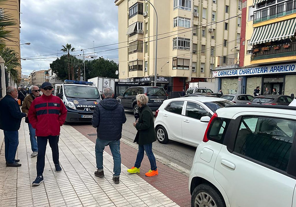Imagen de la zona donde han ocurrido los hechos, este viernes.