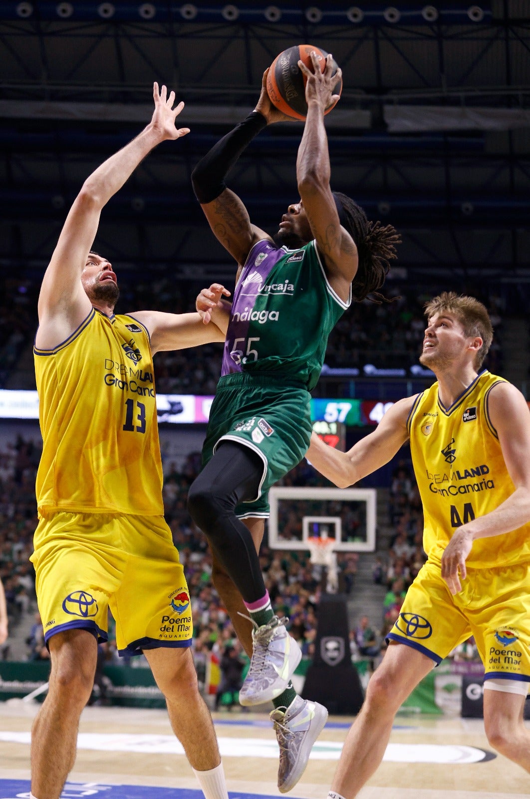 Las mejores imágenes del Unicaja-Gran Canaria