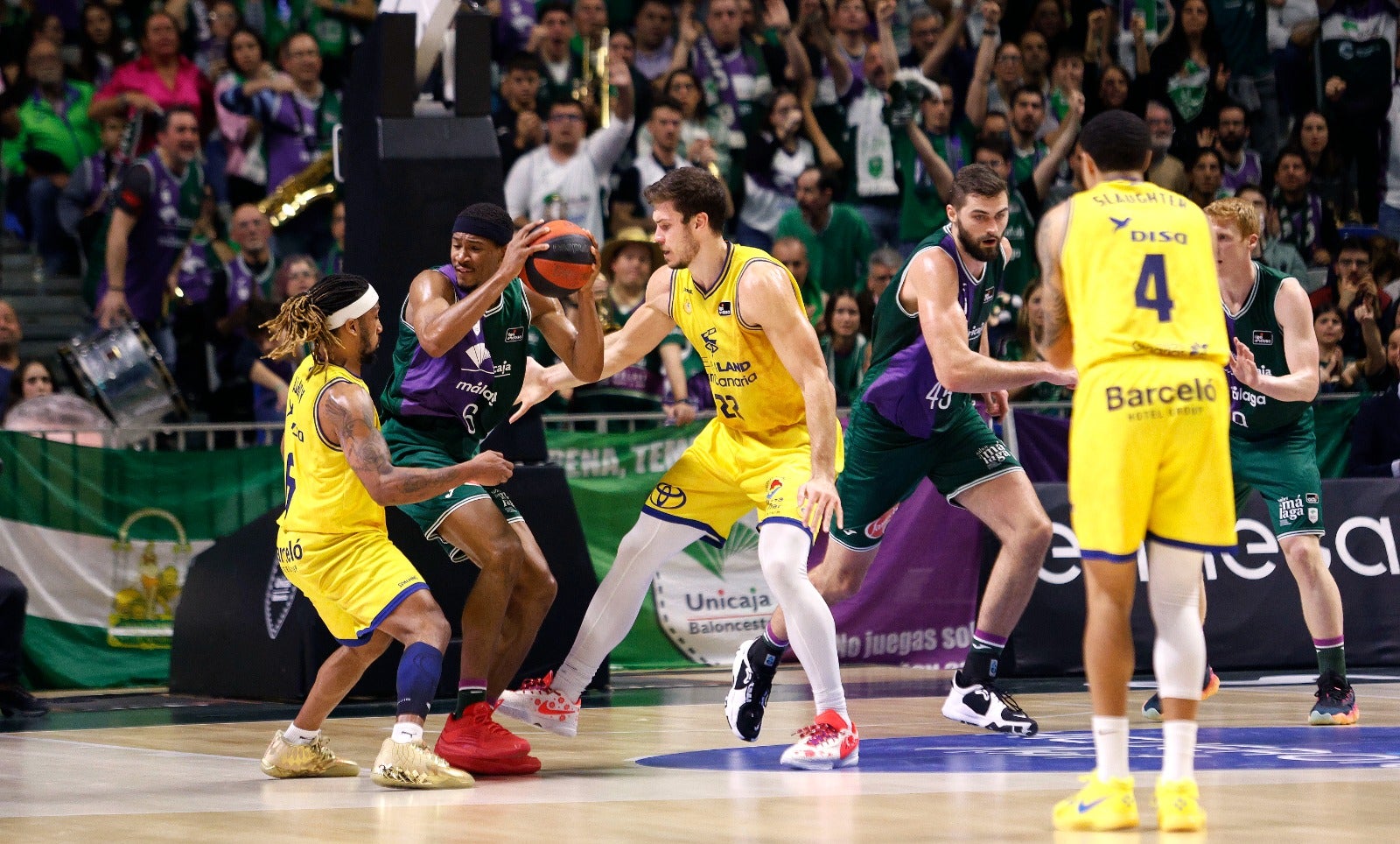 Las mejores imágenes del Unicaja-Gran Canaria