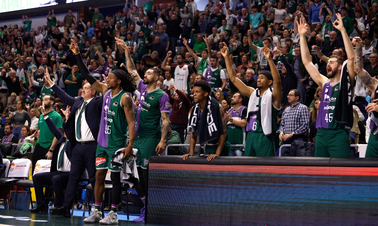 Las mejores imágenes del Unicaja-Gran Canaria