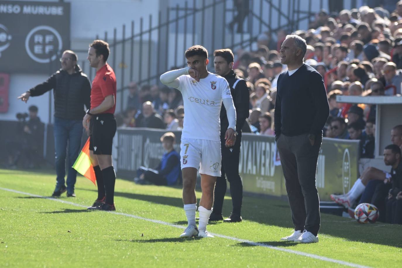 La dura derrota del Málaga en Ceuta, en imágenes