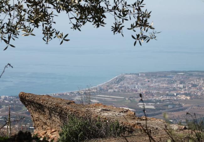 Vista panorámica desde la parte más alta del cerro.