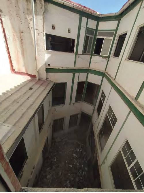 La rehabilitación de un destartalado edificio en el Centro de Málaga revela su floreciente pasado barroco