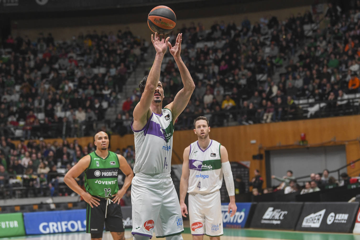 El Joventut-Unicaja, en imágenes