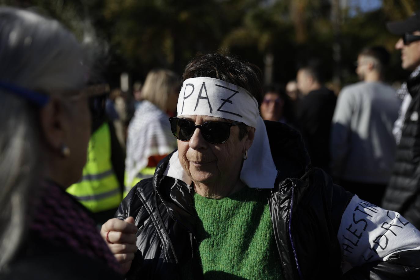 Cientos de manifestantes claman por la paz en Gaza y piden embargos contra Israel