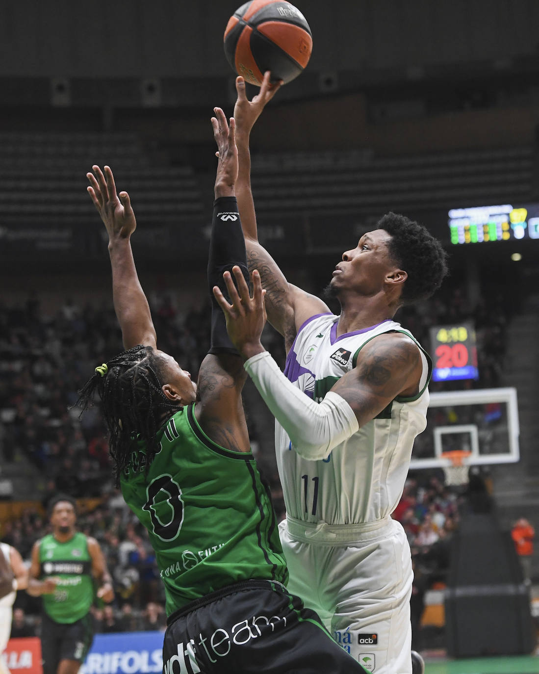 El Joventut-Unicaja, en imágenes