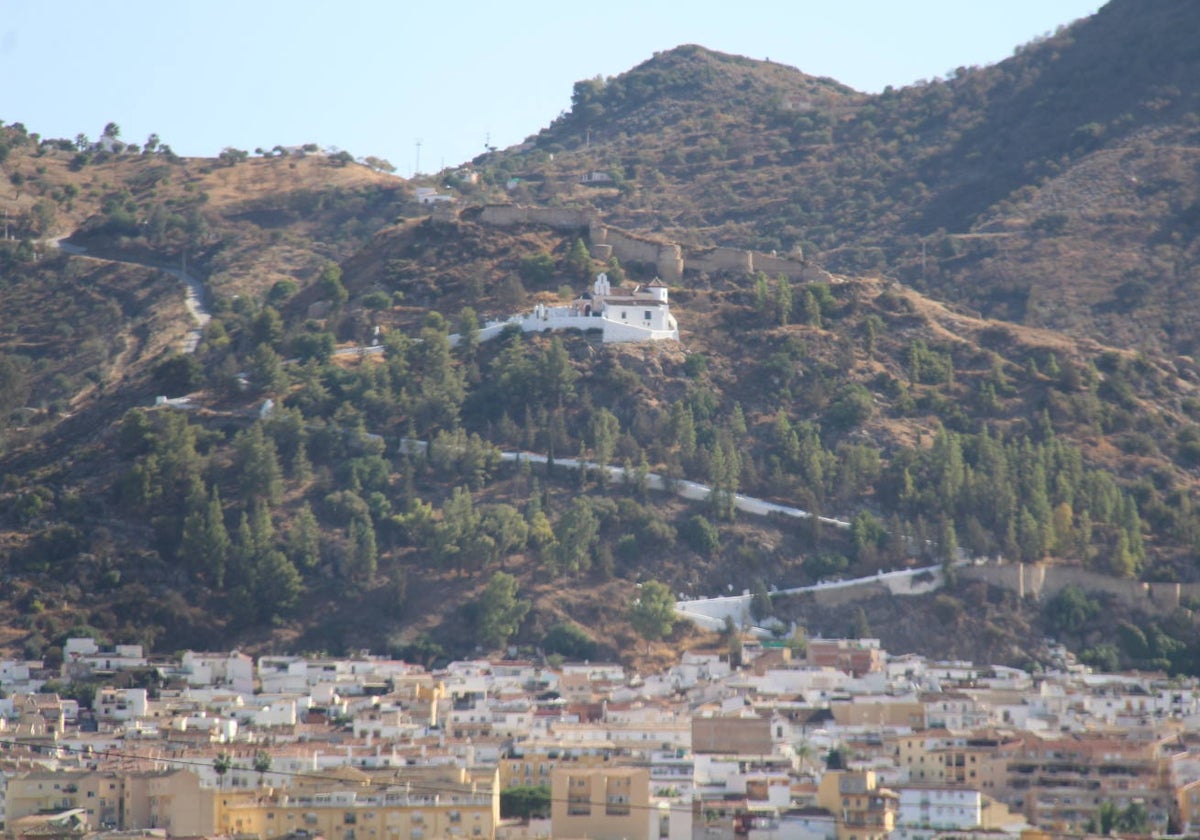 Vista panorámica de Cártama Pueblo.