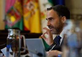 Daniel Pérez (PSOE) ha traído a pleno una iniciativa urgente sobre la sequía.