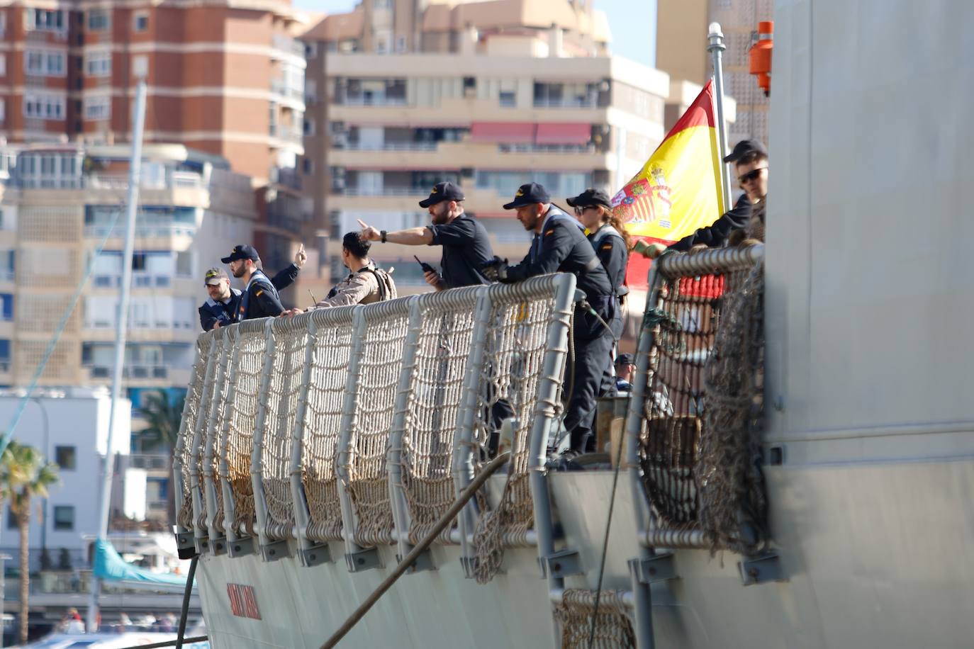 Así son los buques de la Armada España que visitan Málaga