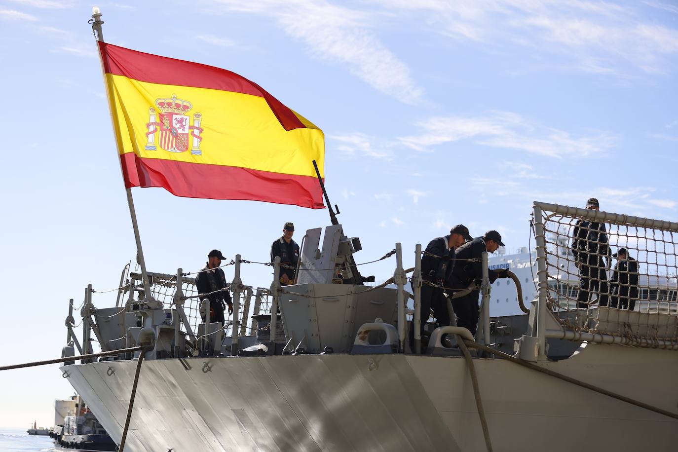 Así son los buques de la Armada España que visitan Málaga