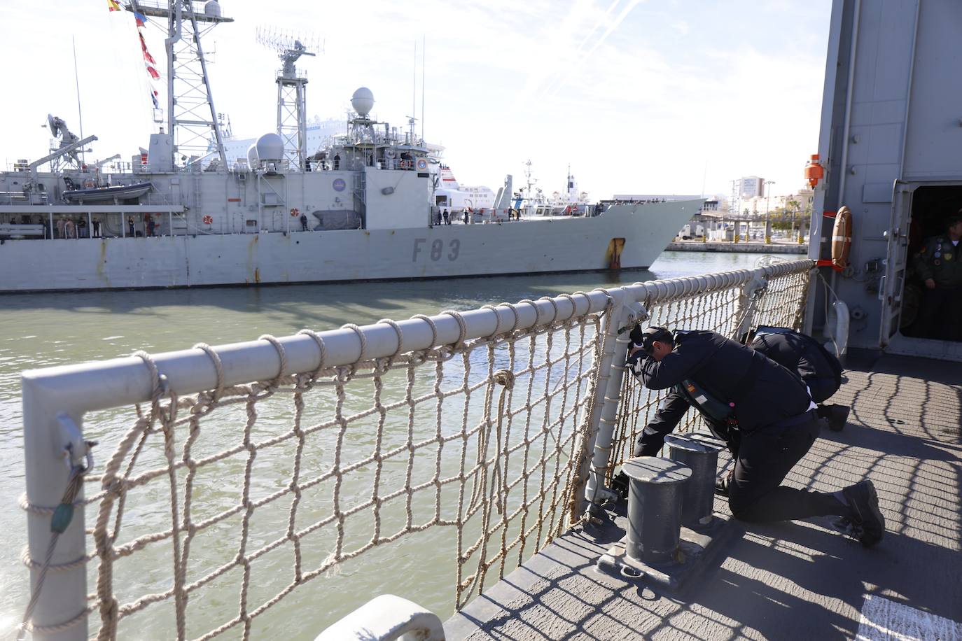 Así son los buques de la Armada España que visitan Málaga